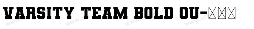 Varsity Team Bold Ou字体转换 Varsity Team Bold Ou字体转换